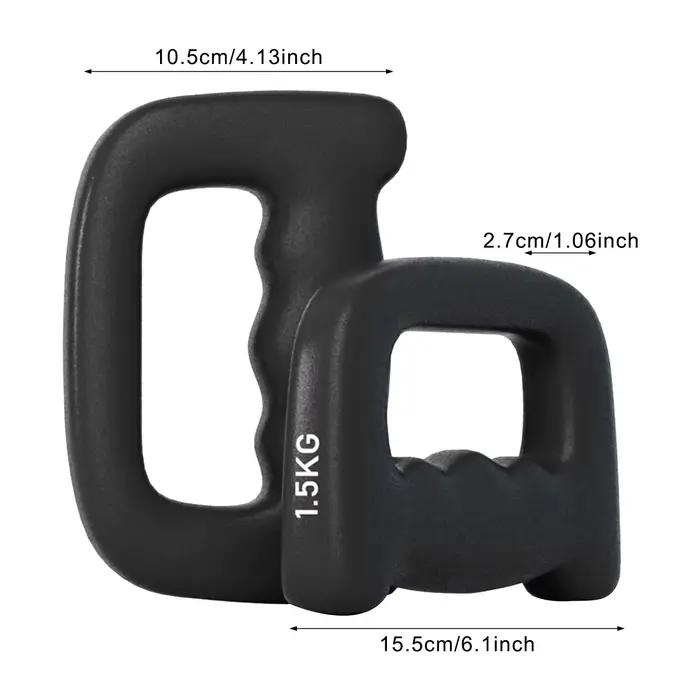 Haltères ergonomiques en forme de main