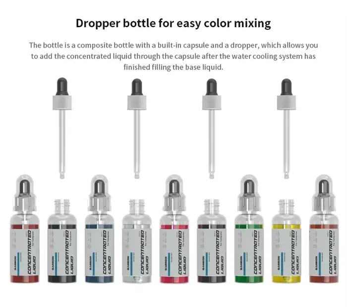 Barrow SLYLD-C spécial liquide de refroidissement à eau concentré liquide thermique dionisé anti-corrosion pour ordinateur PC 40ML