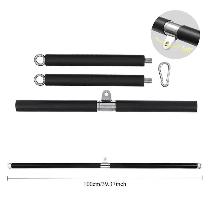 Barre de traction lat de fitness détachable réglable 360 ° Poignée rotative pour accessoires de gymnastique de machine