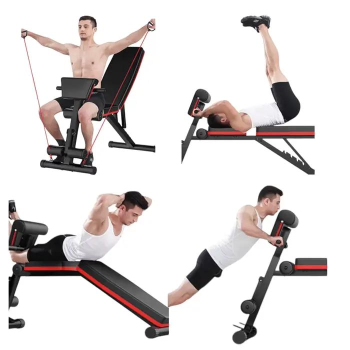 Banc d'haltères pliable et pliable