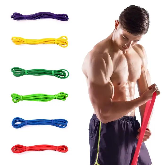 Bandes de résistance élastiques en caoutchouc pour Fitness