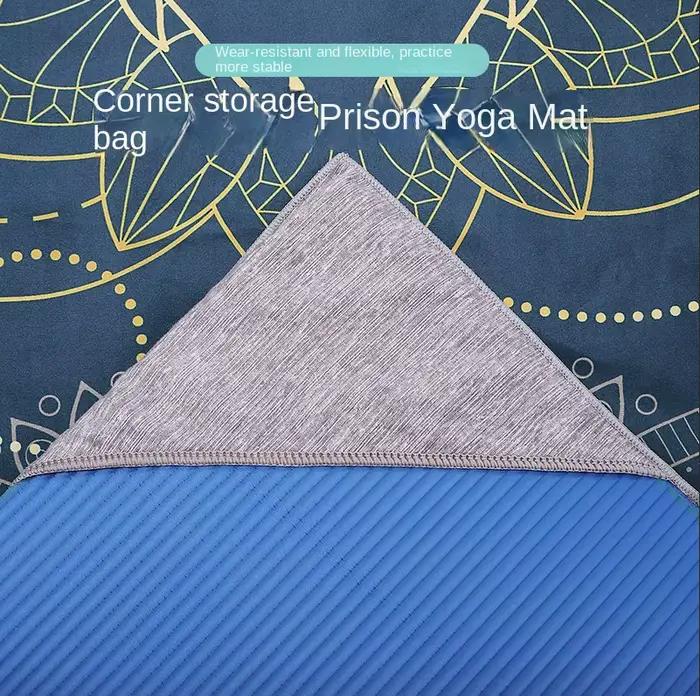 Tapis de Yoga serviette double face velours