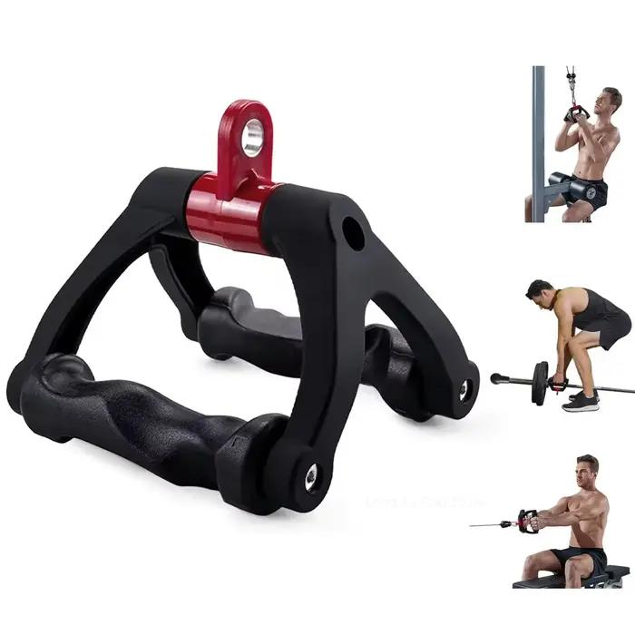 Barre d'aviron ergonomique en forme de V 360 ° Machine à câble de traction LAT