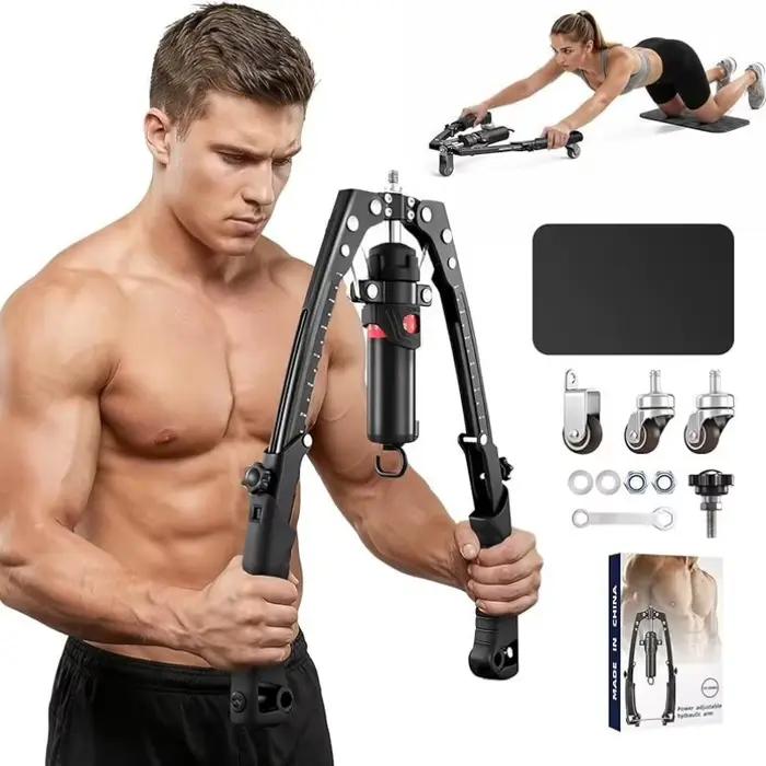 Barre de musculation hydraulique réglable pour hommes