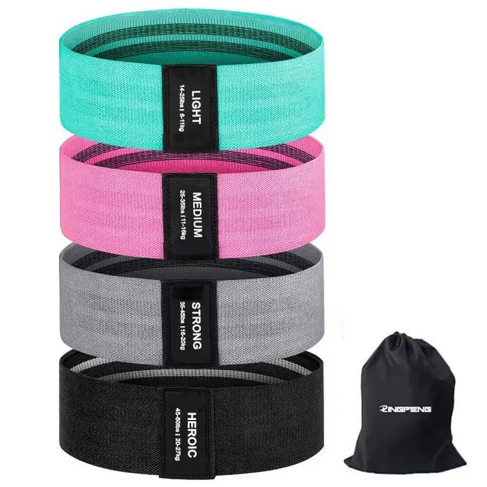 Bandes de résistance élastiques pour Pilates et Yoga, bande de stretching pour les fessiers et les j