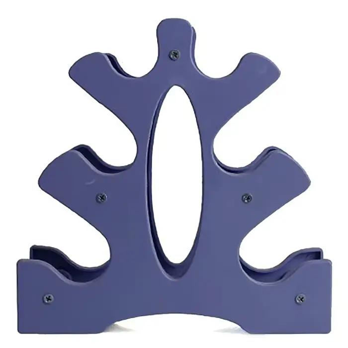 Support de rangement pour haltères à 3 niveaux, support de rangement multi-niveaux pour haltères à m