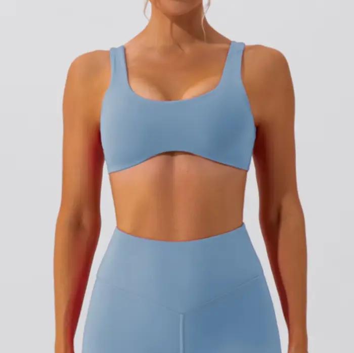 Soutien-gorge de Yoga avec ajustement serré, Absorption d'humidité, évacuation de la sueur, haute él