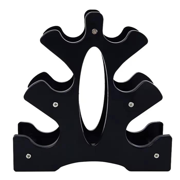 Support de rangement pour haltères à 3 niveaux, support de rangement multi-niveaux pour haltères à m