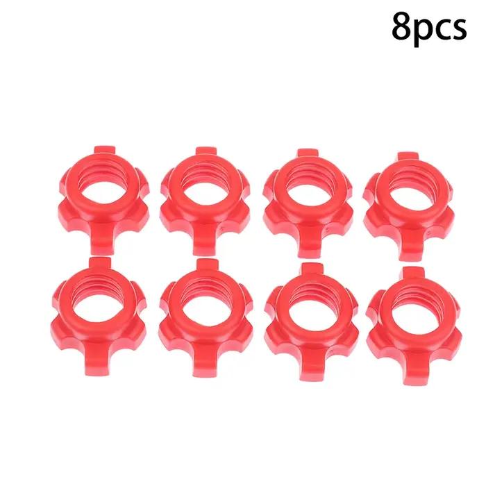8/16 pièces Accessoires de fixation pour haltères hexagonaux, vis de tige et colliers de serrage pou