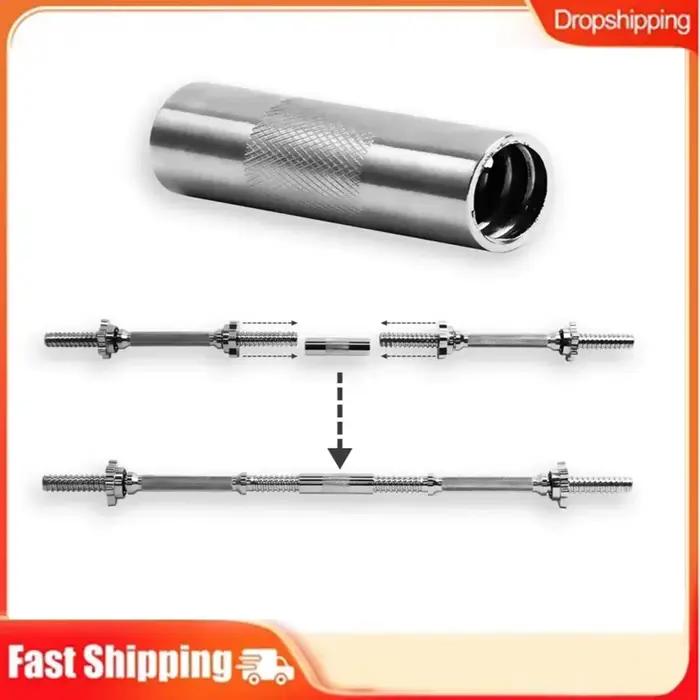 Connecteur d'haltères standard en acier Spinlock, rallonge de 2.5cm, vis et haltères, 1 pouce, 25mm