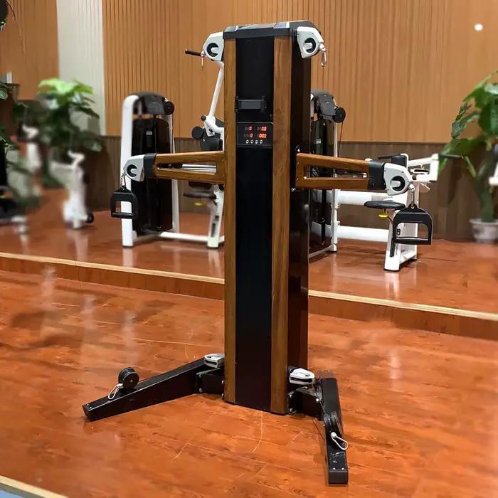 Station d'entraînement multifonctionnelle pour salle de sport intérieure avec résistance magnétique,
