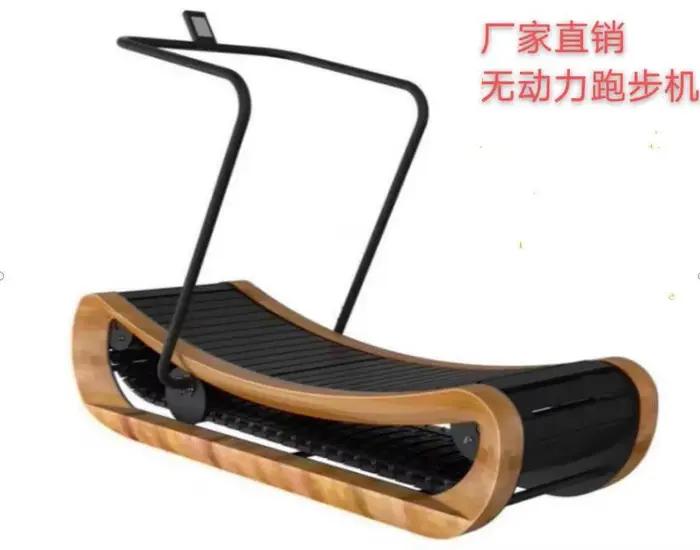 SRChain-Tapis de course en bois non alimenté OEM, piste silencieuse aérobie, appareil de fitness, re