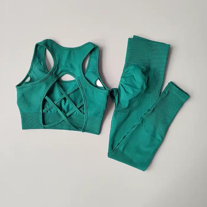 Survêtement pour femmes, ensembles de Yoga, Fitness, vêtements de sport, soutien-gorge + Leggings ta