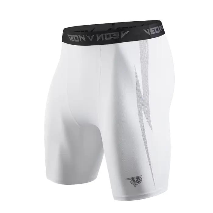 Noir Shorts de Compression Hommes Spandex Sport Shorts Athlétique Entraînement Running Performance B