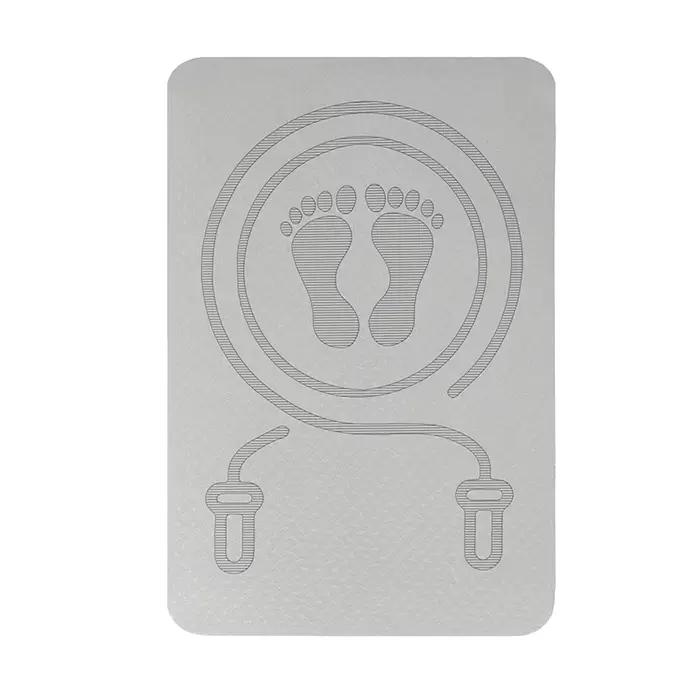 Nouveau tapis de saut à la corde 6MM anti-bruit, tapis de sol pour exercices, absorption des chocs,