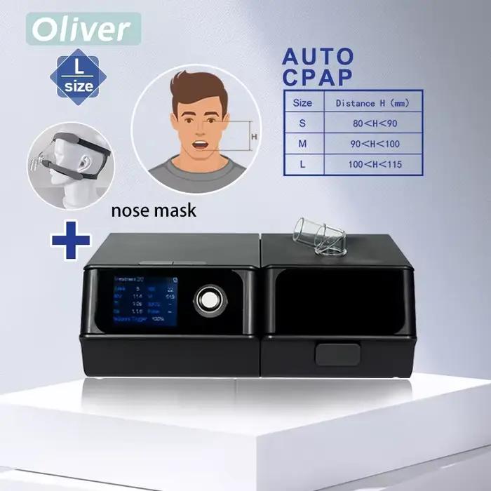 Appareil CPAP Auto BPAP pour le sommeil, réglage automatique de la pression, avec masque en option,