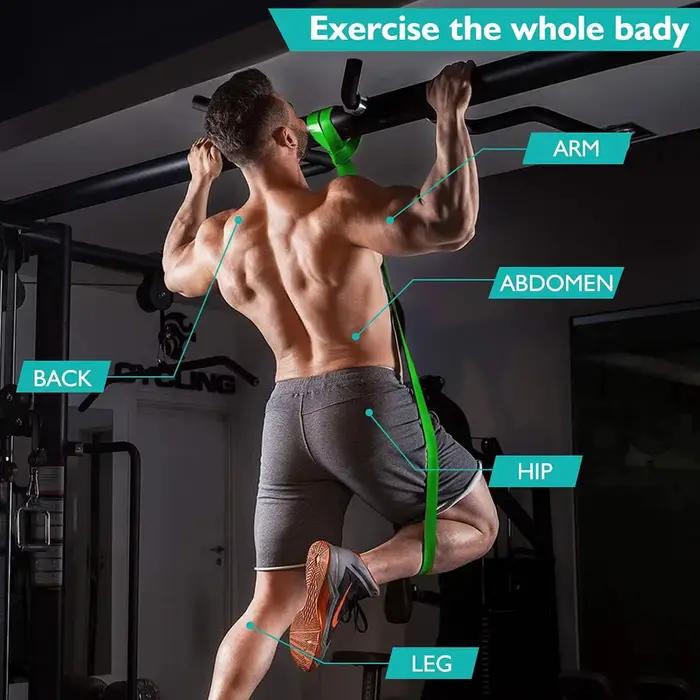 Bande de résistance en Latex robuste, ceinture élastique de sport, bandes d'assistance de traction p