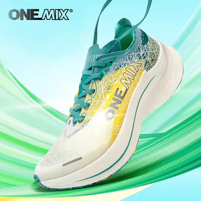 ONEMIX Nouvelle chaussure de course de marathon en nylon avec plaque en carbone, testée, soutien sta