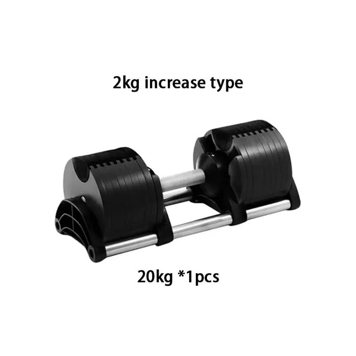 Ensemble d'haltères ronds réglables, deuxième génération, augmentation de 2kg, 24kg, 36kg, fitness,