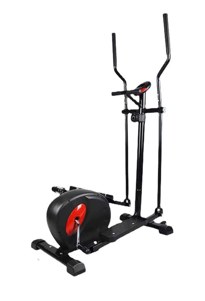 Vélo elliptique manuel pour entraînement cardio, équipement d'exercice croisé, machine de fitness fo