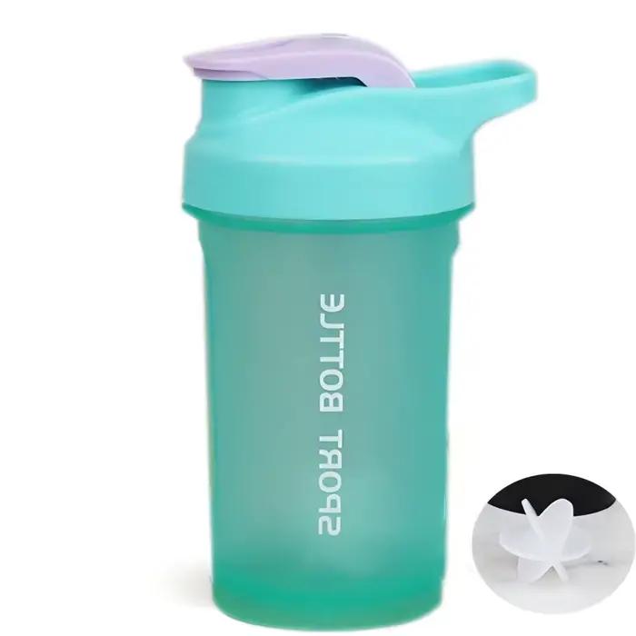 1 bouteille de shaker portable pour protéines de 300 ml