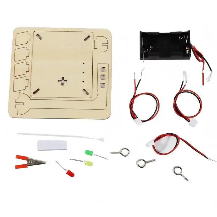 Kit de feux de circulation à assembler soi-même, jouet d'expérimentation scientifique pour étudiants, assemblage créatif fait à la main pour l'éducation scolaire, fournitures d'apprentissage à domicil