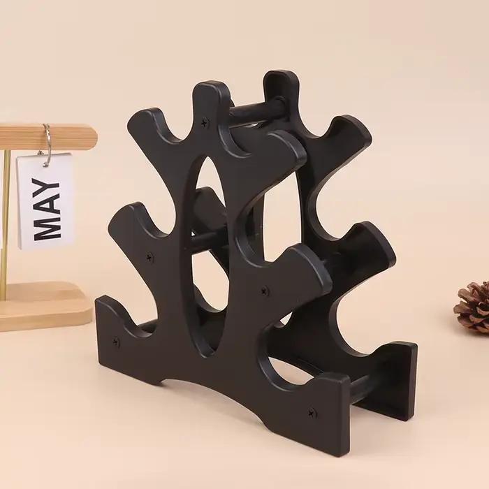 Support de rangement pour haltères à trois niveaux