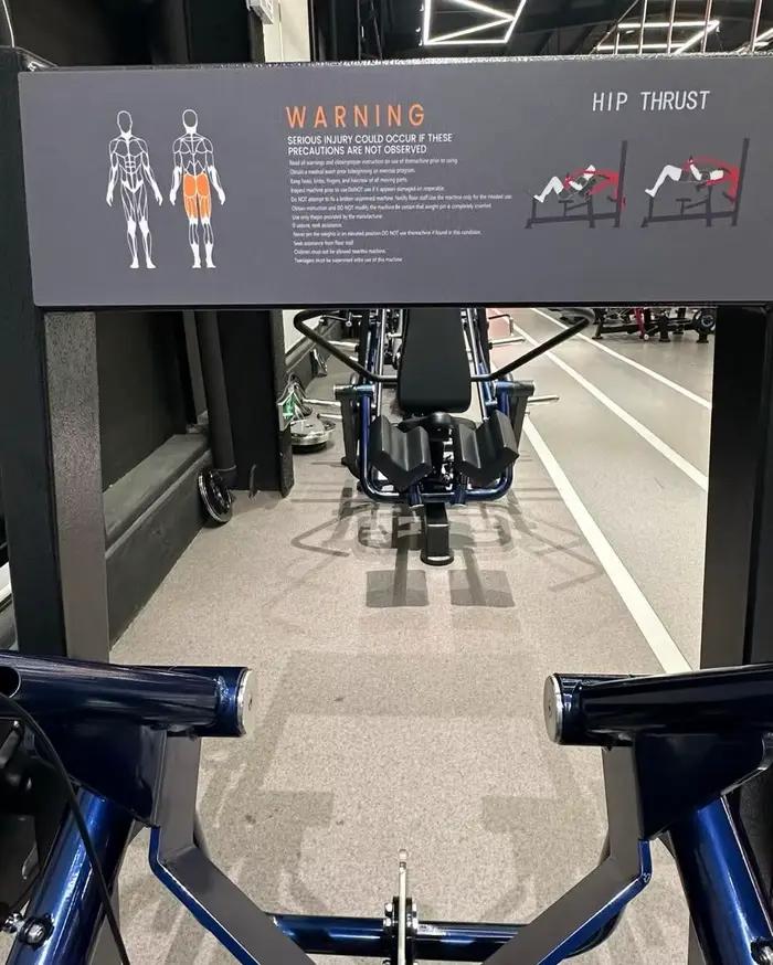 Appareil de musculation HIP THRUST à charge de plaques, idéal pour l'entraînement corporel, équipement de gym professionnel pour salles de sport