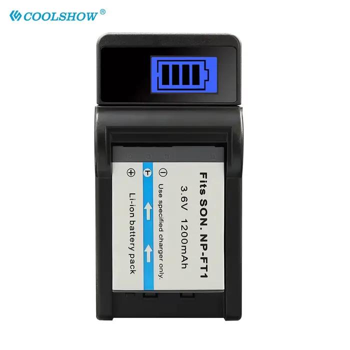 Batterie NP-FT1 NP FT1 NPFT1 pour SONY DSC-M1 DSC-M2 DSC-T10 DSC-L1 DSC-T1 DSC-T3 DSC-T5 DSC-T10 DSC-L1, chargeur de caméra