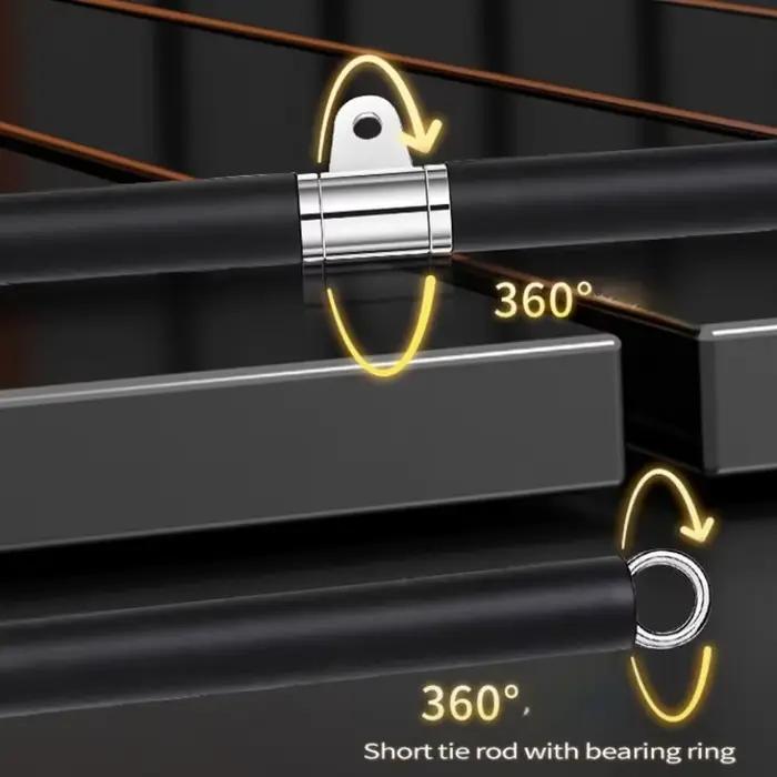 Barre de traction lat de fitness détachable réglable 360 ° Poignée rotative pour accessoires de gymnastique de machine
