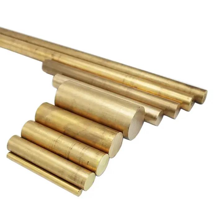 Tiges en laiton à barre ronde en laiton 1 2 3 4 5 6 8 10 12 14 15 16 18 20 mm à 120 mm