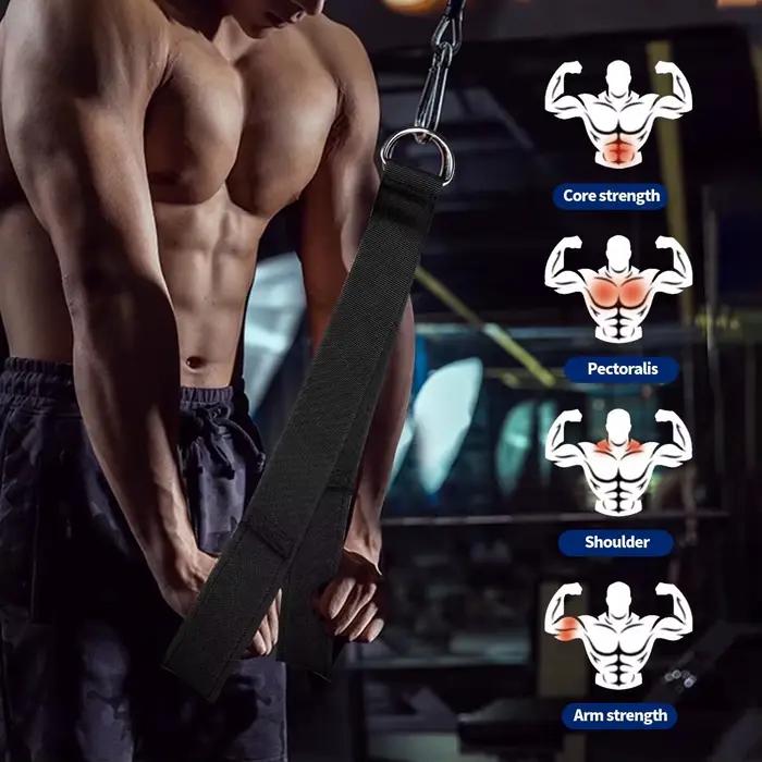 Pince de triceps hufuch en PVC pour entraînement de force et cardio à utiliser chez soi ou à la salle de sport pour hommes et femmes