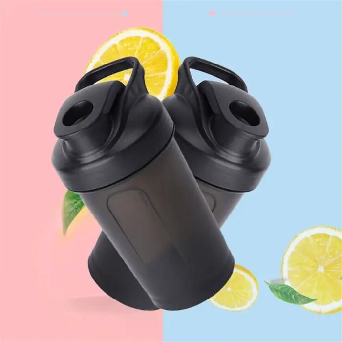 1 bouteille de shaker portable pour protéines de 300 ml