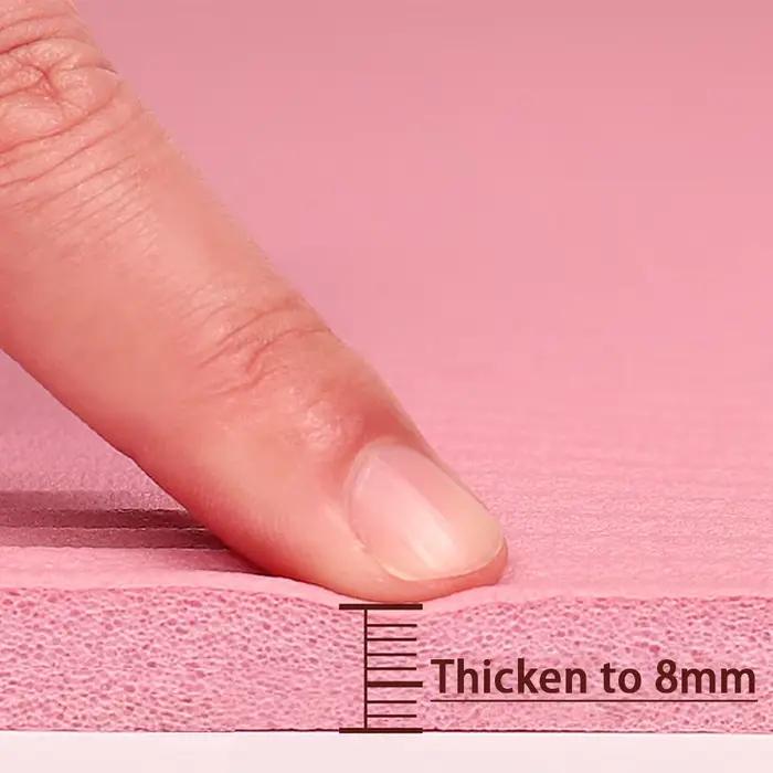 Tapis de yoga NBR antidérapant de 8 mm