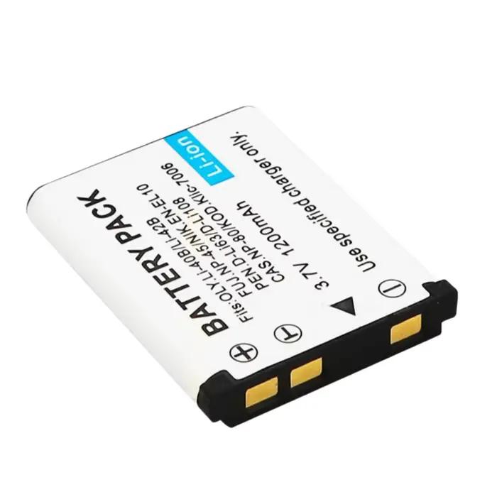 Chargeur de batterie EN-EL10 Li-42B Li-40B FNP-45 A D-Li63 D-Li108 CNP-80 KLIC-7006 pour Nikon OLYMPUS FUJIFILM Pentax Casio Kodak