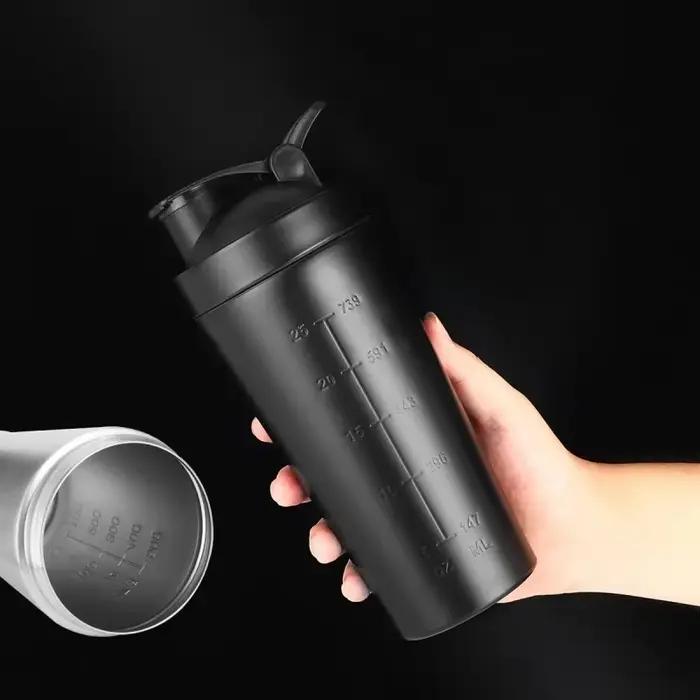 Bouteille Shaker de poudre de protéines en acier inoxydable de 500/750ml