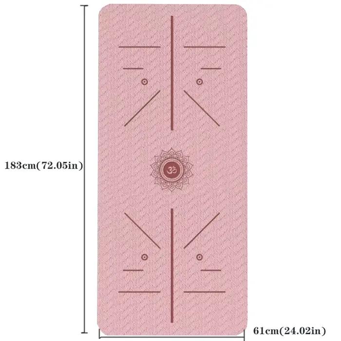 Tapis de Yoga Pro avec Sangle de Transport pour Femme