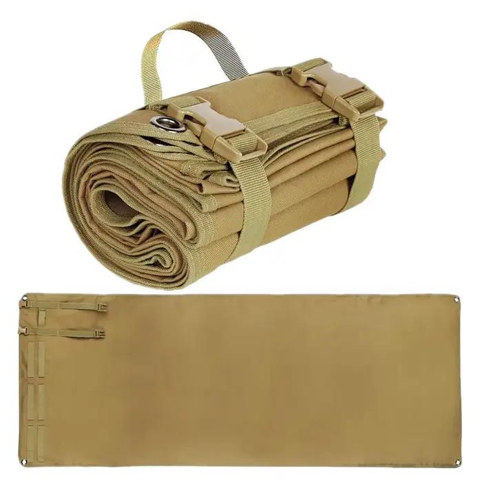Tapis d'entraînement de tir antidérapant pour l'extérieur, imperméable, double face, multifonctionnel, tapis de camping, tapis d'entraînement de tir