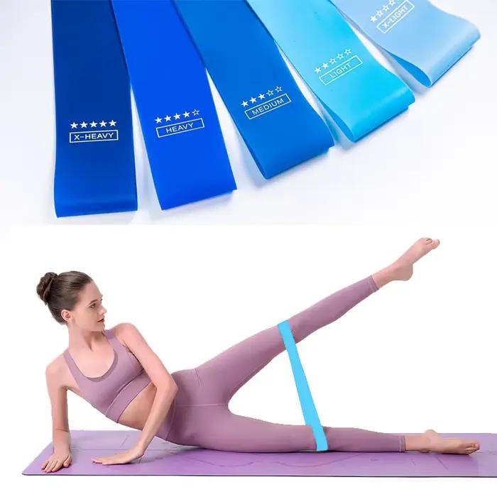 Un ensemble de bandes de résistance élastiques pour le Yoga