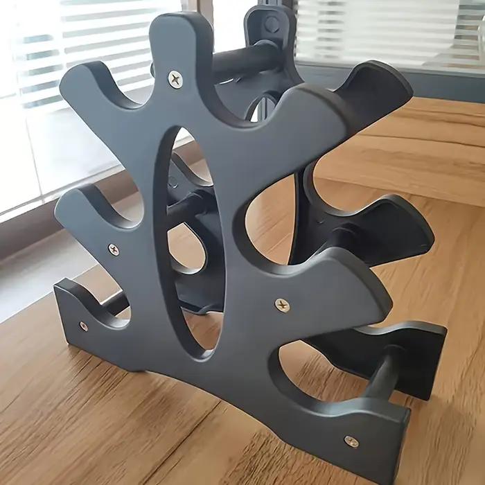 Achetez 1/2 support de rangement sophistiqué à 3 niveaux pour haltères