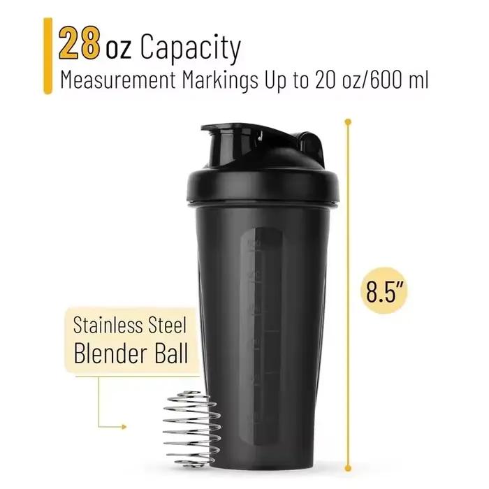 Bouteille shaker 600ml acier inoxydable sans BPA pour fitness portable anti-fuite élégante pour entraînement et récupération