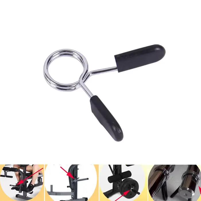 2 pièces Colliers de serrage pour haltères et barres de musculation