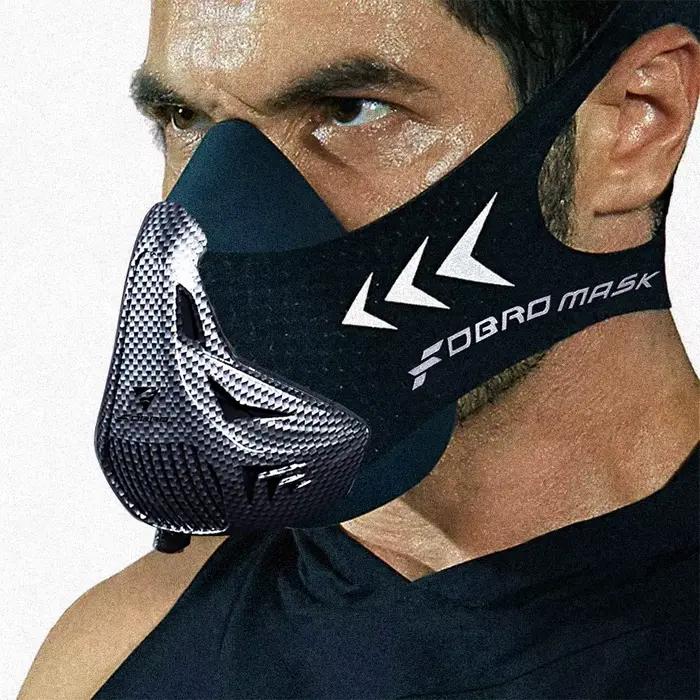 MMA Cardio Workout 3.0 Masque d'endurance d'élévation de résistance de course pour le visage d'équitation Fitness Masque de sport d'entraînement à haute altitude