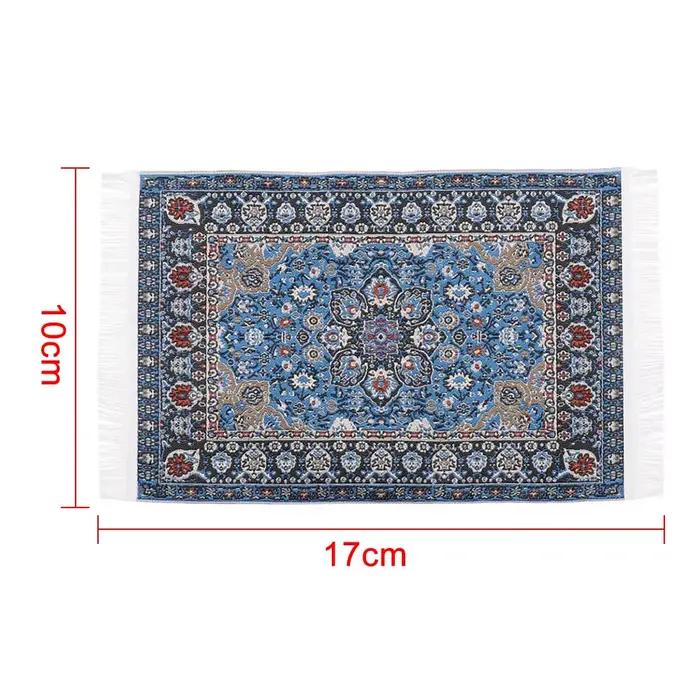 Tissage l'inventaire de style turc, décoration de maison de jeu, revêtements de sol, tapis, courses de tapis, accessoires de maison, échelle 1:12