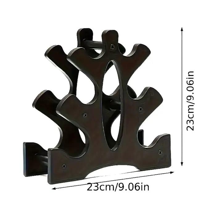 Achetez 1/2 support de rangement sophistiqué à 3 niveaux pour haltères