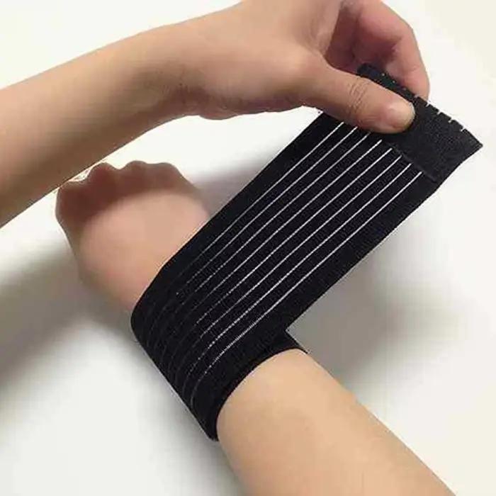 Bracelet élastique poignet cheville coude genouillère gymnastique Sport pansement garde soutien soulagement de la