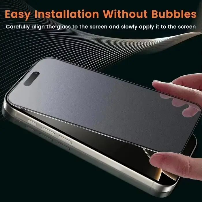 1-5 pièces de verre trempé mat anti-reflet pour Samsung A57 A37 A56 A36 A55 A35 A26 A16 A17 A15 A24 A25 S24 + S25 + M32 F22, Film mat