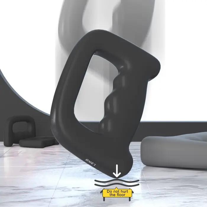 Haltères de boxe portables en forme de D, haltères en plastique immergé pour entraînement musculaire du poignet, yoga, fitness, haltères de roulement de poids pour femmes occasions spéciales