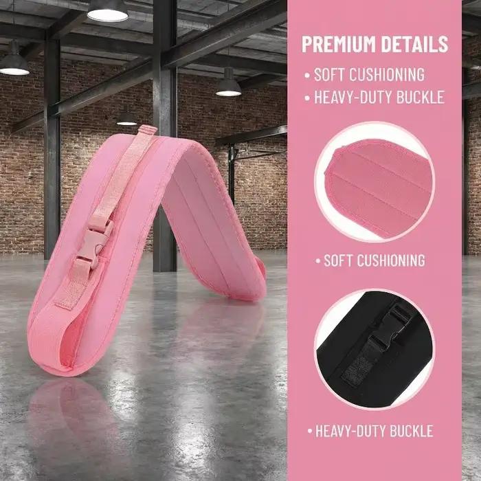 Ceinture d'exercice réglable pour les fessiers, accessoire de fitness à domicile compatible avec les haltères, activation des fessiers pour femmes et hommes