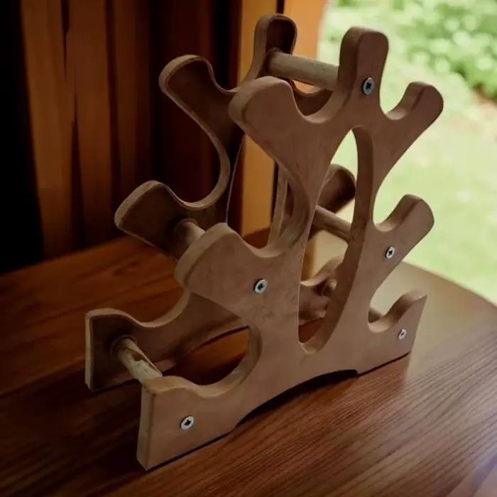 Nouveau support de rangement pour haltères à 3 niveaux